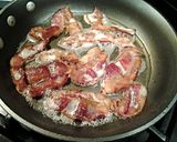 A picture of step 1 of Shrimp BLT Lettuce Wraps.