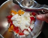 A picture of step 1 of Kadhai Paneer my style.