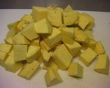 A picture of step 6 of Sweet Potato Snack With Caramel in the Center.