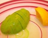 A picture of step 2 of Avocado & Tofu Salad with Wasabi Dressing.