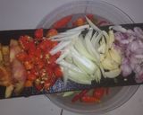 Foto langkah ke 4 dari resep Tumis teri kembang pepaya.