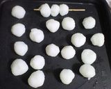 A picture of step 5 of Make Mitarashi Dango Dumplings with Mashed Leftover Rice.