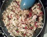 A picture of step 5 of Green Chicken Enchiladas.