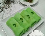 Foto langkah ke 5 dari resep Dadar Gulung isi Unti Kelapa (tips membuat kulit bopeng cantik).