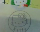 A picture of step 2 of Character Cake (Chocolate Decoration Plate) Kitty.