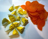 A picture of step 5 of Simple Carrot and Egg Salad.