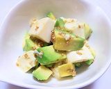 A picture of step 4 of Avocado and Tofu Namul (Korean-style Salad).