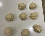 A picture of step 5 of Greek pita bread.