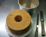 A picture of step 14 of Basic Plain Chiffon Cake.