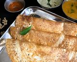 A picture of step 6 of Horse Gram Dosa.