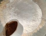 A picture of step 1 of Eggless chocolate cup cake.
