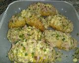 Foto del paso 5 de la receta: Pollo al horno con papas rellenas