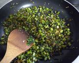 A picture of step 6 of Furikake Daikon Radish Leaves.