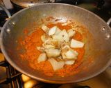 A picture of step 5 of Papad er Dalna  - Bengali Papad Curry.