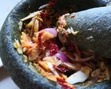 Gambar langkah 1 resipi Nasi Goreng Cili kering.