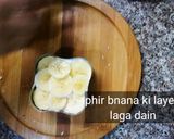 A picture of step 5 of Bread🍞 Banana🍌 cream cheese dessert.