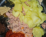 Foto del paso 3 de la receta: Calabacín relleno de atún