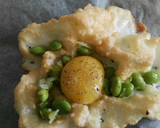 Foto del paso 11 de la receta: Huevo nube con edemame y berenjena