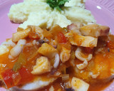 Foto del paso 6 de la receta: Medallones de merluza con salsa de mariscos