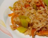 Foto del passaggio 3 della ricetta Riso con verdure e salsa di soia