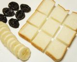 A picture of step 1 of Tea-Infused Bread Pudding with Prunes and Banana.