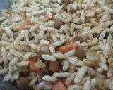 A picture of step 5 of Dry Bhel.