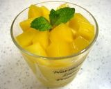 A picture of step 8 of Mango Yogurt Pudding with Kanten!.