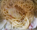 A picture of step 5 of Salt & Butter Flavored Soup Pasta with Cabbage & Bacon.