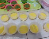 Foto langkah ke 4 dari resep Puding lumut mentega coklat moca.