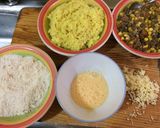 Foto del paso 4 de la receta: Fritos de arroz al curry rellenos de carne y queso 🧀🍖