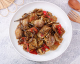 Foto langkah ke 7 dari resep Oseng Terong dan Teri.