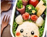 A picture of step 4 of Pokemon Pikachu Charaben.