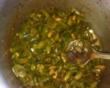 A picture of step 3 of Bean sabji recipe winter special.