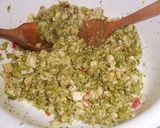 Foto del paso 7 de la receta Abanico de lonchas rellenas de brócoli y surimi