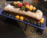Foto del paso 1 de la receta: Keke integral relleno con fresas y dulce de leche