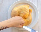 Foto del paso 2 de la receta Pollo al horno con salsa de arándanos y canela 🍇🍗
