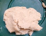 A picture of step 1 of Gari snack(sandan ba'are).
