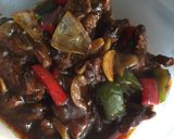 Foto langkah ke 6 dari resep Sapi Lada Hitam.