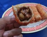 Foto langkah ke 14 dari resep Roti Gulung Goreng Isi Pisang Coklat Keju.