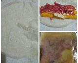 A picture of step 7 of Crystal paper wraps and roll..With 3 different fillings.