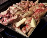 Foto del paso 3 de la receta: Pollo al chimi con papas rústicas a la plancha