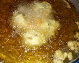 A picture of step 10 of Beans balls II.