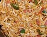 A picture of step 8 of Veg Chowmein.