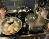 Foto del paso 4 de la receta: Tortelinis salsablanqueados, espinacosamente y co