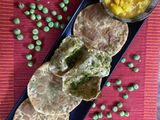 Matar (green peas) poori
