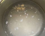 A picture of step 1 of Paanta Bhaat (Bengali lunch).