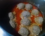 A picture of step 7 of Beef Kofta Curry.