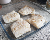 Foto del paso 7 de la receta: Bacalao con Mayonesa de Pera
