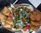 A picture of step 23 of Hot chaat sizzler.