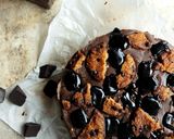 Foto langkah ke 6 dari resep Mochi Cake Cokelat Lumer (1 Telur).